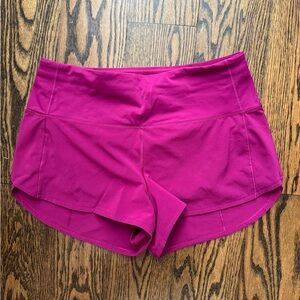 Lululemon speed up short size 8